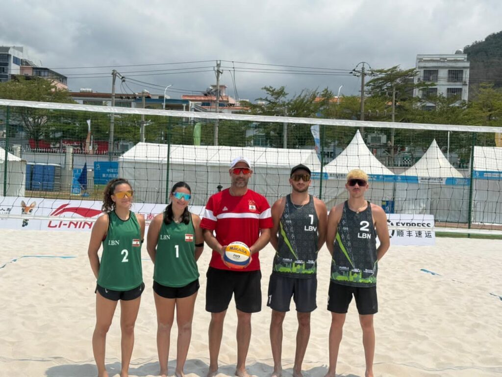 آسيوية سانيا الشاطئية 2026 إفتتاح عملاق للألعاب والبعثة اللبنانية شاركت في العرض العام منافسات فريقا كرة الطائرة وأكواتلون تنطلق غداً