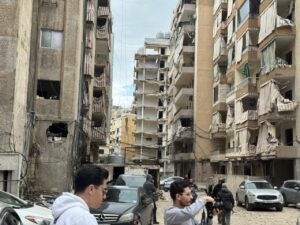 جولة إعلامية للاطلاع عن حجم الدمار الذي خلفه العدوان الإسرائيلي في ضاحية بيروت الجنوبية