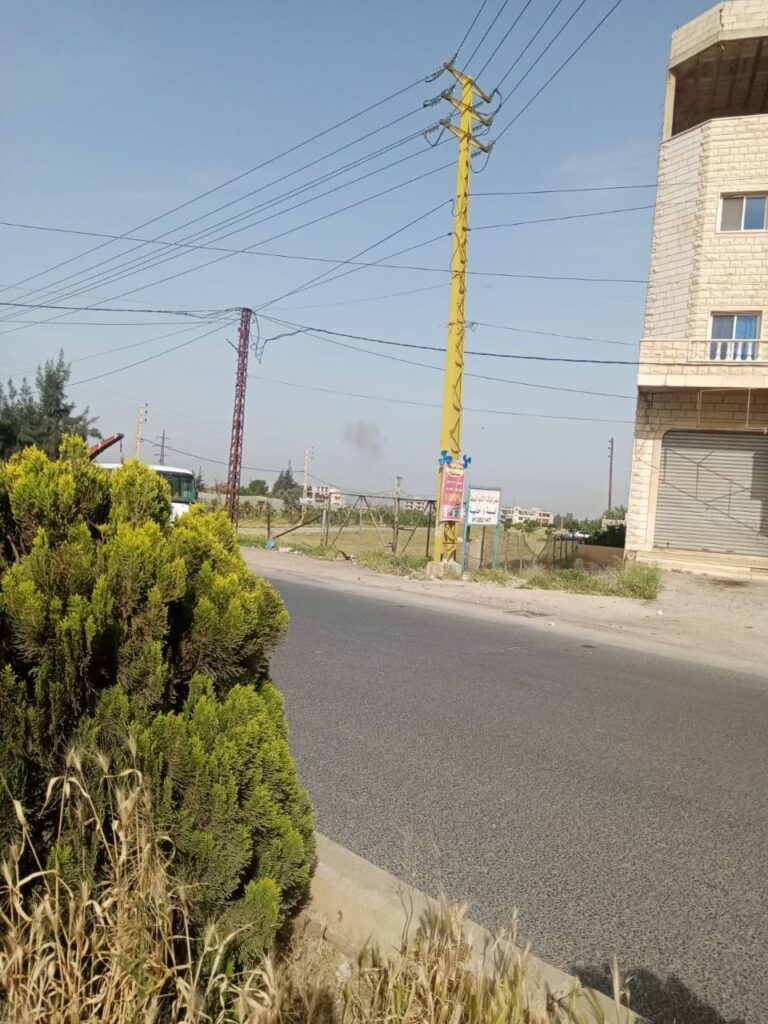 غارة في دوروس بعلبك