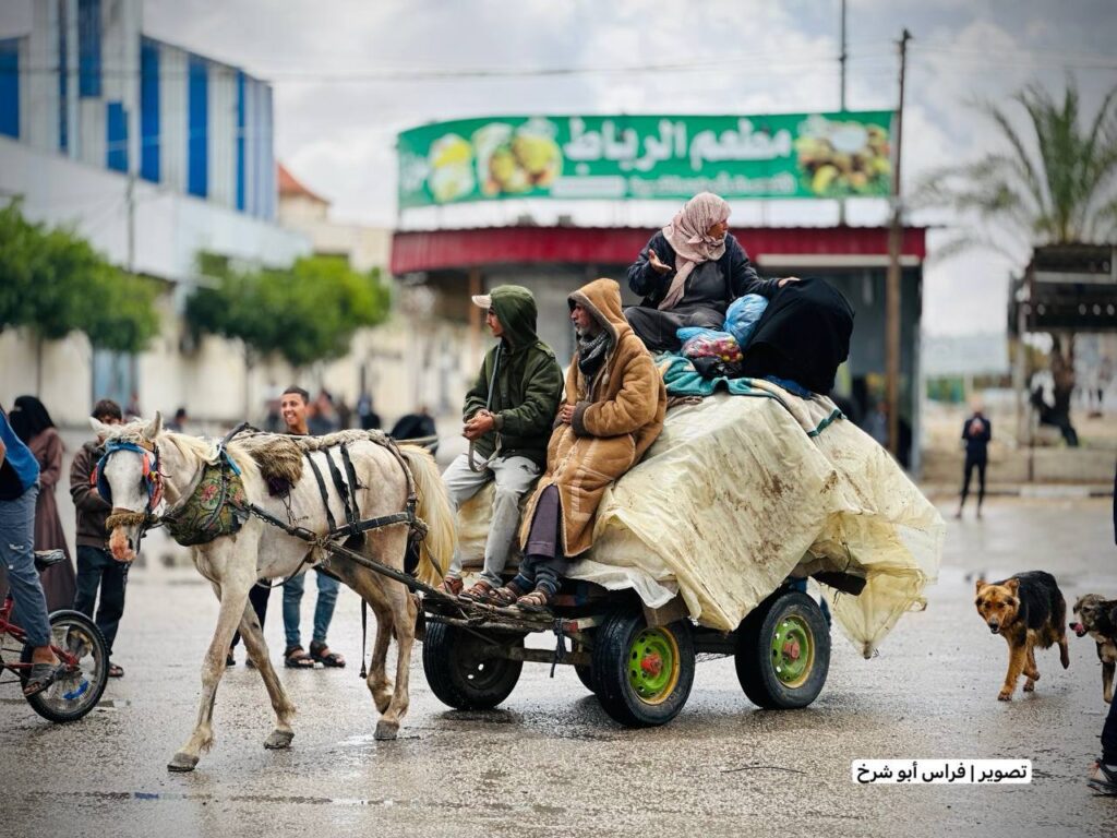 #عاجل|نزوح سكان المناطق الشرقية لمدينة رفح
