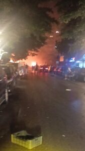 استهداف مبنى في محلة مار الياس في العاصمة بيروت من قبل الطيران الحربي الاسرائيلي 3 استهداف مبنى في محلة مار الياس في العاصمة بيروت من قبل الطيران الحربي الاسرائيلي