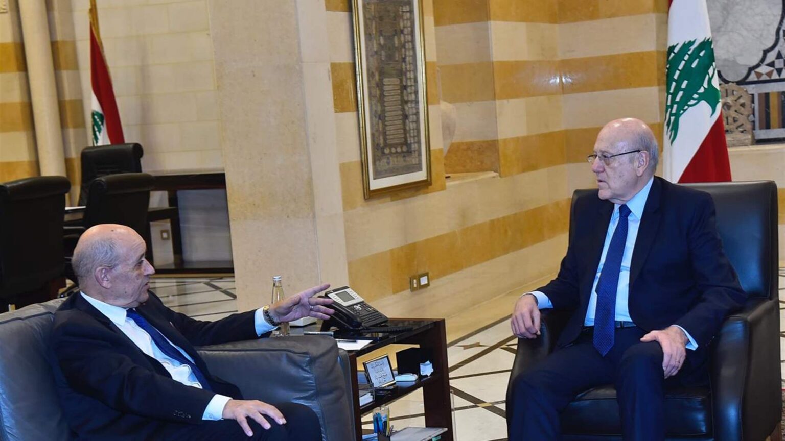 ميقاتي عرض مع لودريان للاستحقاق الرئاسي ميقاتي عرض مع لودريان للاستحقاق الرئاسي