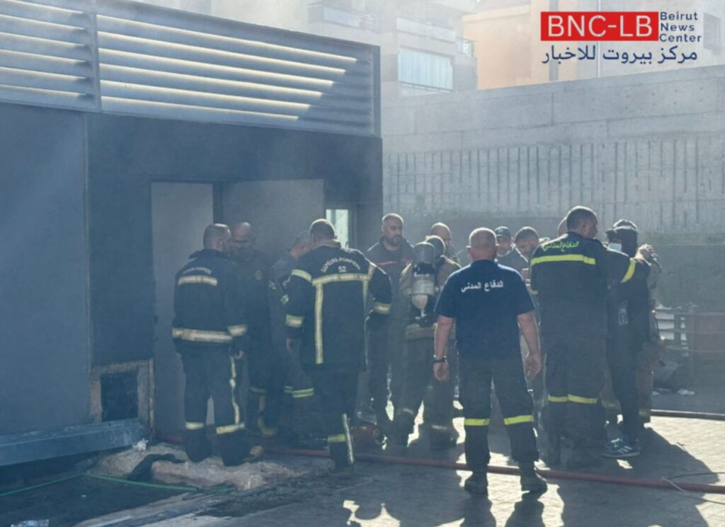 بالفيديو والصورة..حريق ضخم في الـ "أم تي في"