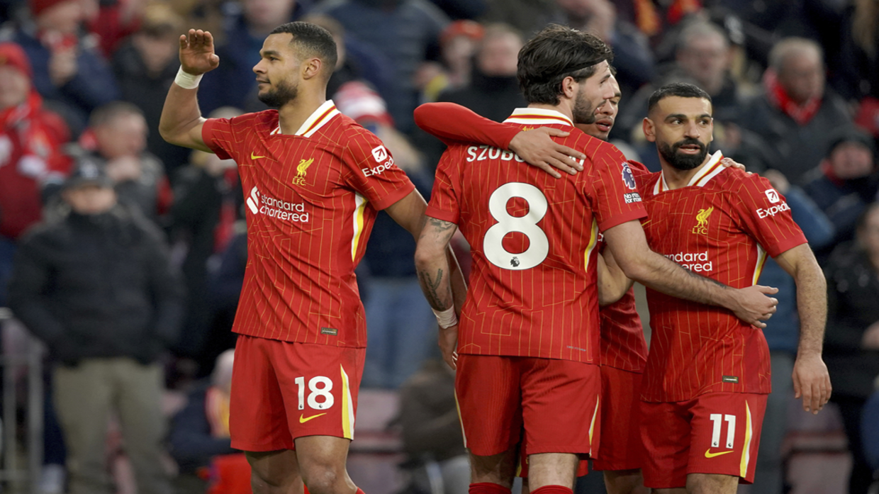 ليفربول يقسو على إبسويتش تاون برباعية ويعزز صدارته للدوري الإنجليزي 3 ليفربول يقسو على إبسويتش تاون برباعية ويعزز صدارته للدوري الإنجليزي