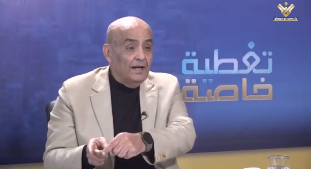 مقابلة العميد علي أبي رعد عبر قناة المنار مقابلة العميد علي أبي رعد عبر قناة المنار