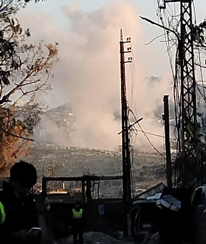 بالصورة.. تفجير عنيف في العديسة بالصورة.. تفجير عنيف في العديسة