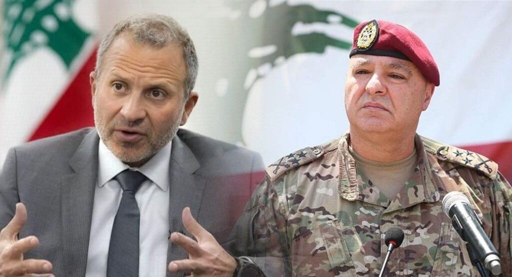 هل يقبل باسيل بانتخاب قائد الجيش رئيسا للجمهورية؟ هل يقبل باسيل بانتخاب قائد الجيش رئيسا للجمهورية؟