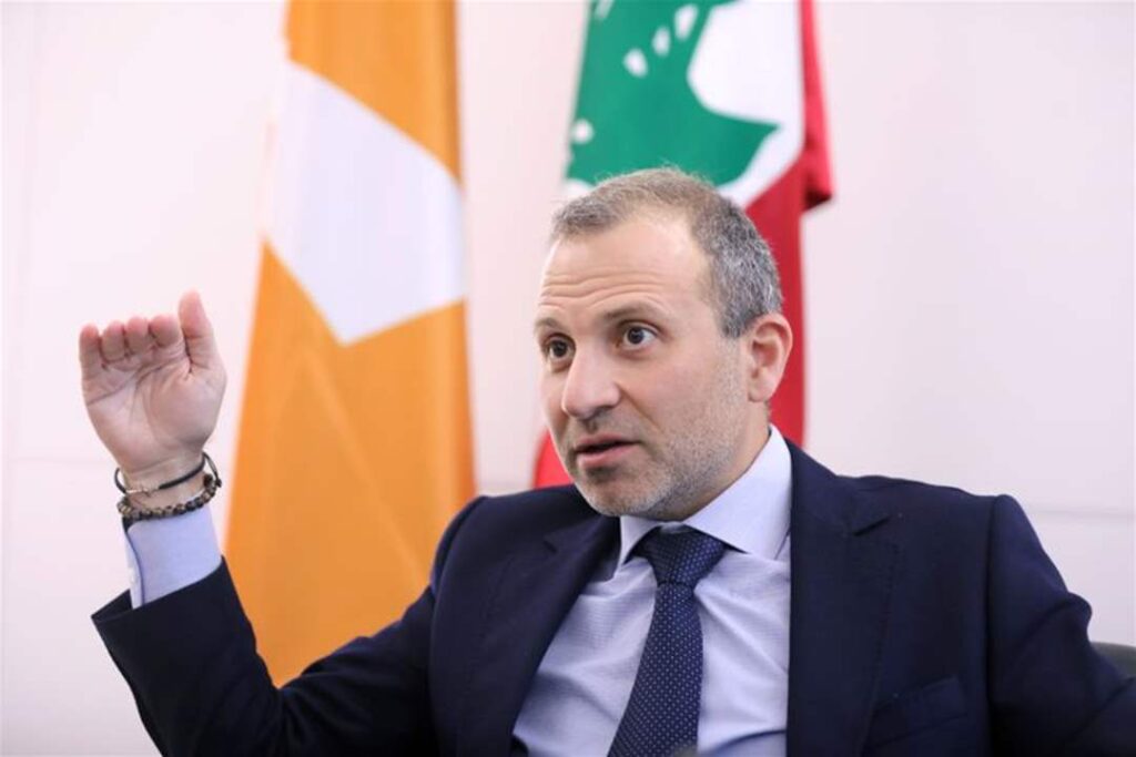 باسيل: التطرف يجلب التطرف ولبنان الخاسر