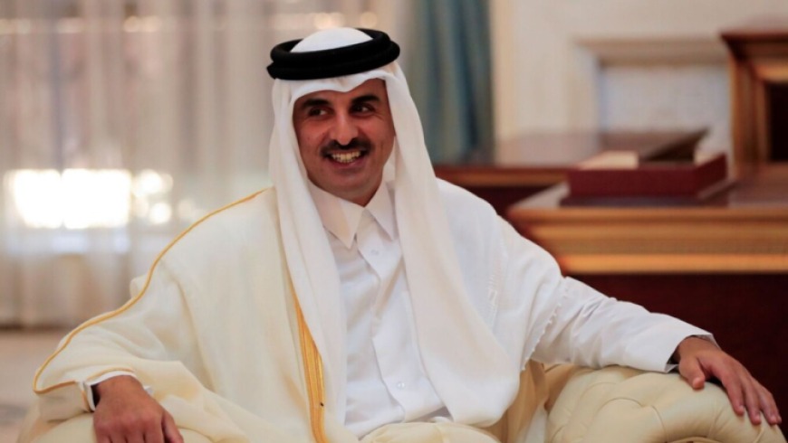 أمير قطر يصل إلى دمشق أمير قطر يصل إلى دمشق