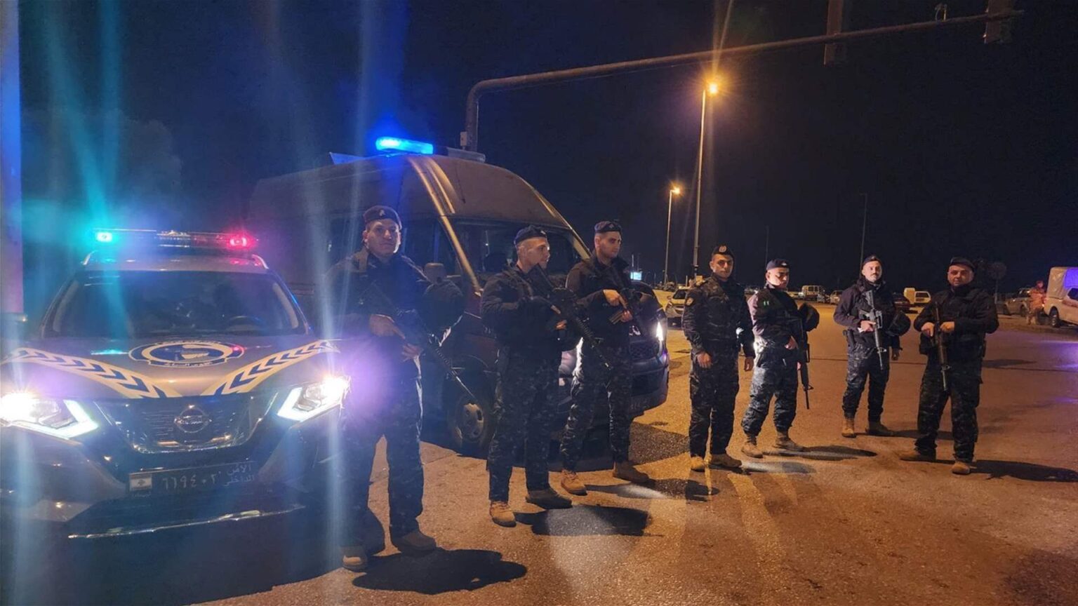 بالفيديو.. قوى الأمن ترافق المواطنين العائدين إلى منازلهم ليلة رأس السنة