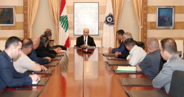 وزير الداخلية استقبل عبود وقبرصلي واطلع من وفد نقابة أصحاب الشاحنات المبردة على مطالبه