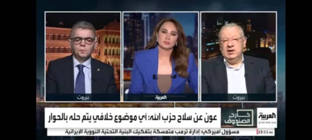 مبارك بيضون: هناك تعاون قائم بين حزب الله و المسؤولين وبالتنسيق مع اللجنة الخماسية وهو ما أكده قائد الحيش العماد رودولف هيكل