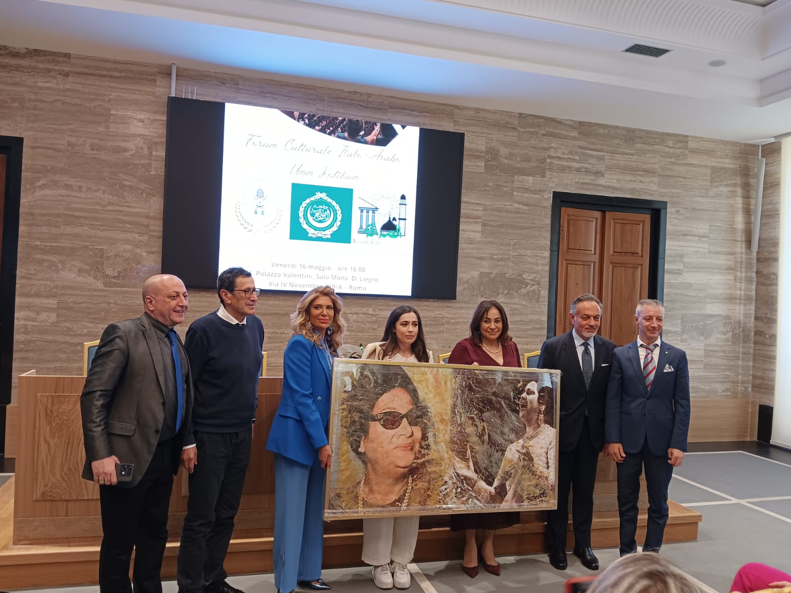 الصداقة الايطالية العربية تحتفل بالذكرى الخمسين لرحيل ام كلثوم