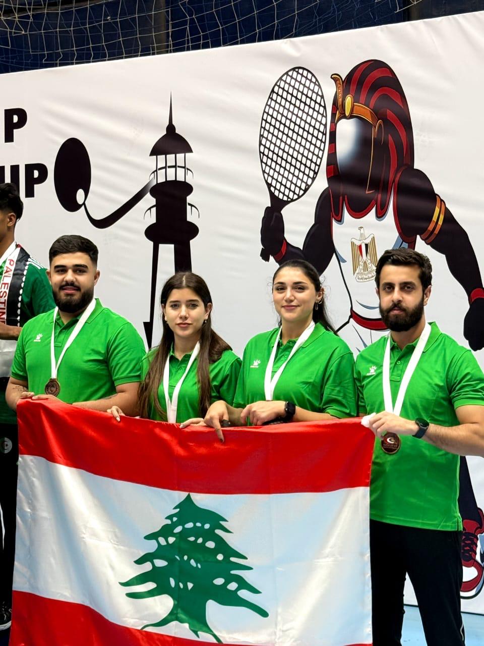 8 ميداليات للبنان في البطولة العربية لكرة السرعة وتجديد إنتخاب هاشم عضواً في المكتب التنفيذي