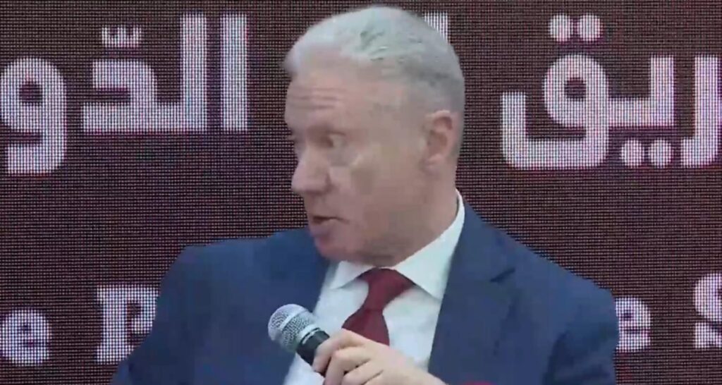 رجّي: لا نريد من أحد أن يتدخل بشؤوننا الداخلية أو أن نتدخّل بشؤون أي دولة وللمرة الأولى النظام الحالي في سوريا اعترف بلبنان كدولة ونتفاوض مع الجهات الدولية لعودة النازحين السوريين