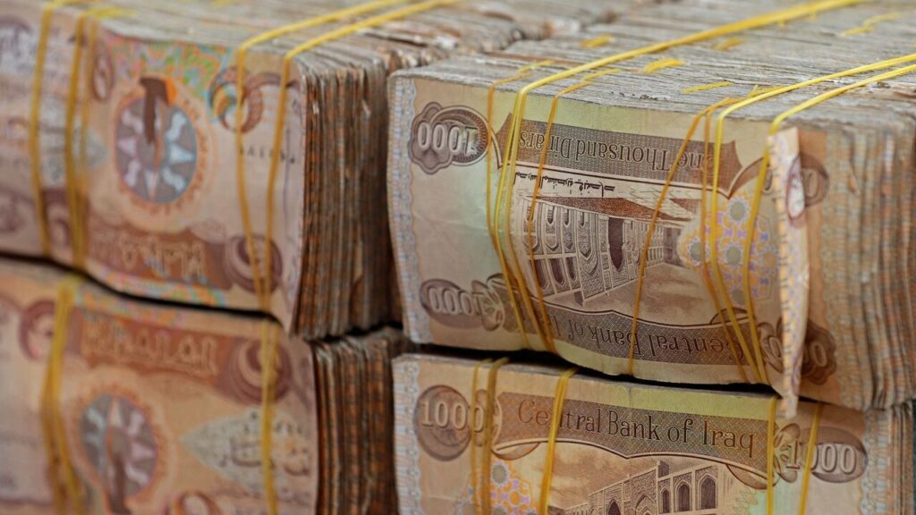 ارتفاع الدينار العراقي مقابل الدولار