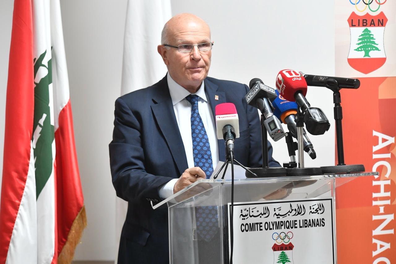 خلال مؤتمر صحافي حاشد اللجنة الأولمبية اللبنانية أطلقت " الحملة الترويجية "
