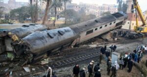 انقلاب قطار في مصر ....وسقوط عدد من الضحايا