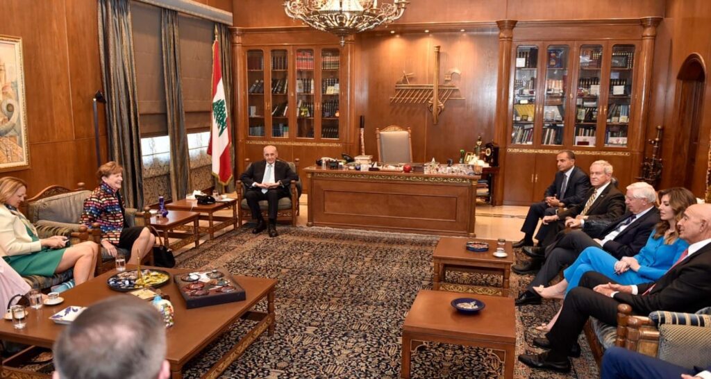 برّي بحث مع الوفد الأميركي في المستجدات