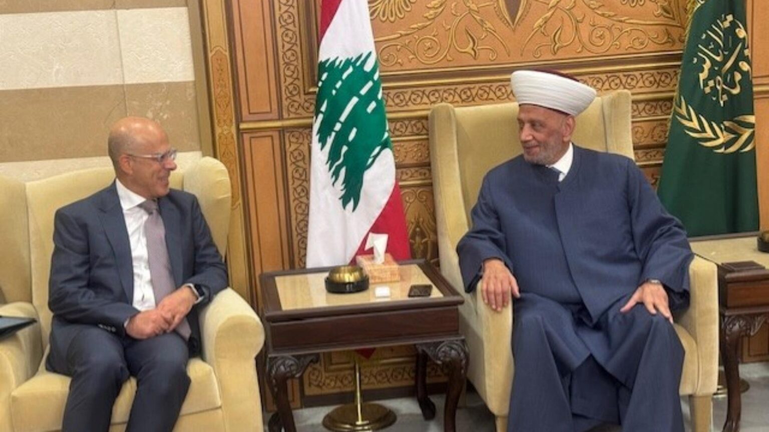 دريان استقبل مكي وقائد قوات "اليونيفيل"