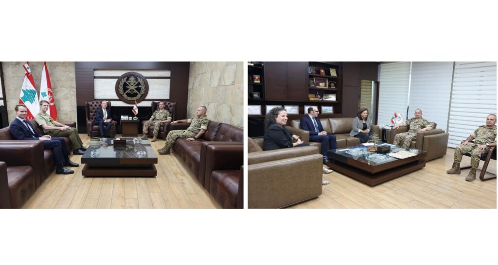 قائد الجيش استقبل السفير الأسترالي