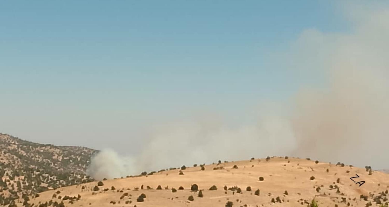 حريق كبير في جرود الهرمل 3 حريق كبير في جرود الهرمل