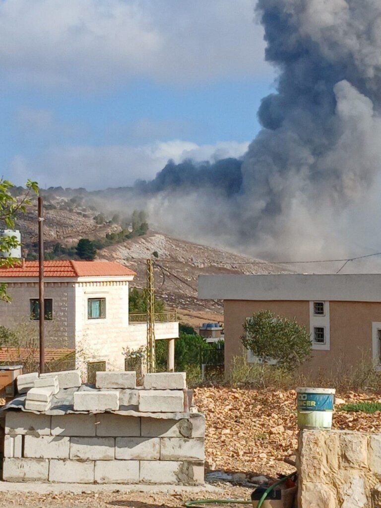 تهديد بلدة جنوبية