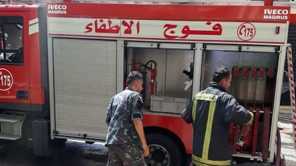 نداء استغاثة من الوزير بفوج اطفاء بيروت