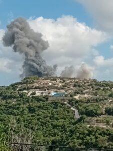 غارة اســــــرائيلية بإتجاه اطراف بلدة الزرارية - انصار