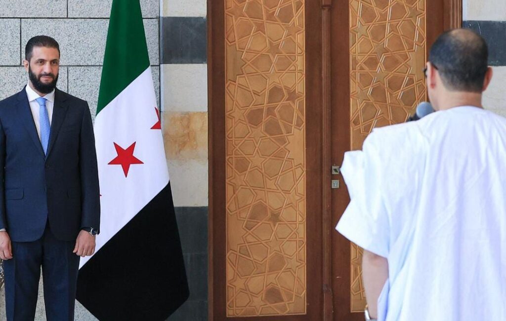 الرئيس السوري أحمد الشرع يتسلم أوراق اعتماد سفير موريتانيا في دمشق