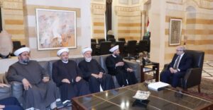 نواف سلام استقبل مفتي زحلة والبقاع الشيخ خليل الغزاوي في السرايا 1 نواف سلام استقبل مفتي زحلة والبقاع الشيخ خليل الغزاوي في السرايا