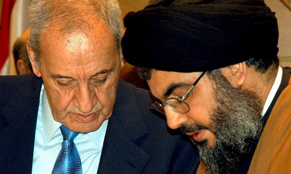 كلمة الرئيس نبيه برّي في الذكرى السنوية الأولى لاستشهاد الأمين العام لحزب الله سماحة السيد حسن نصرالله 2 كلمة الرئيس نبيه برّي في الذكرى السنوية الأولى لاستشهاد الأمين العام لحزب الله سماحة السيد حسن نصرالله