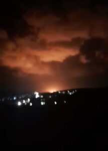 غارة بين بلدتي طيرحرفا و الجبين