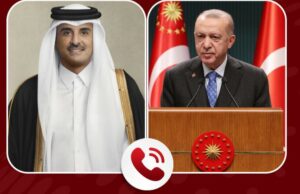 الرئيس التركي يؤكد في اتصال هاتفي مع أمير قطر تضامن بلاده وإدانة الهجوم الإسرائيلي
