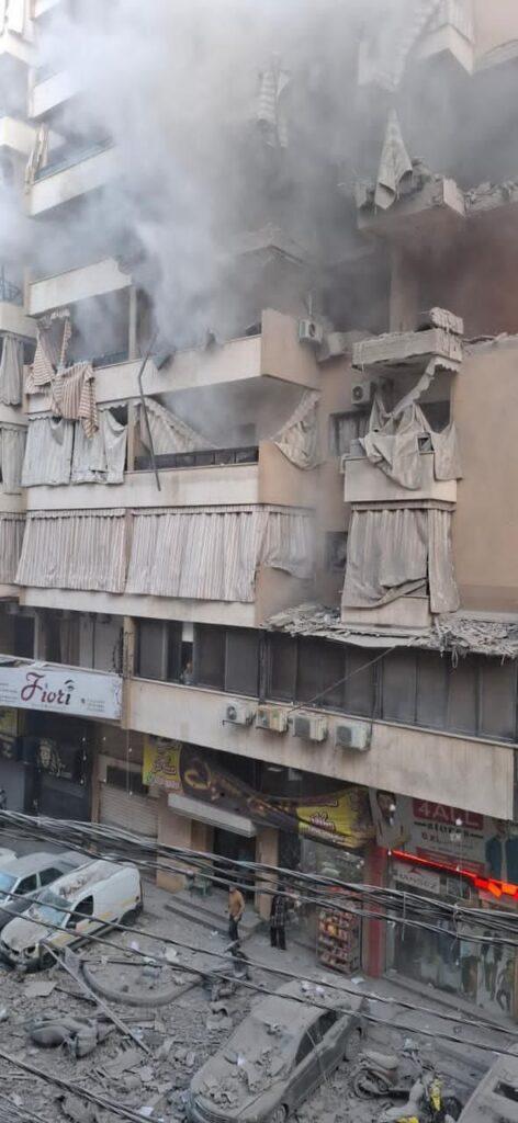العدو ينشر فيديو ويعلن هوية المستهدف في غارة حارة حريك