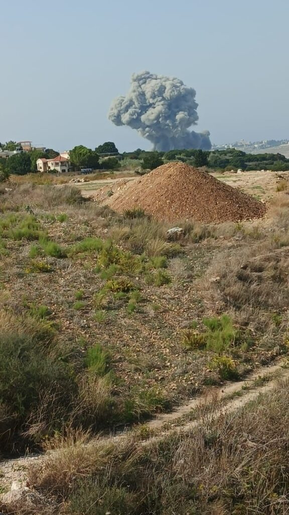 غارات عنيفة تستهدف الزهراني جنوب لبنان