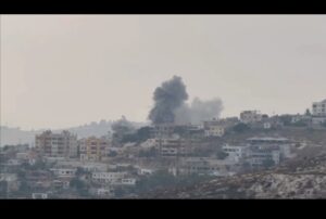 بالفيديو _لحظة استهداف الجنوب و طيردبا في قضاء صور