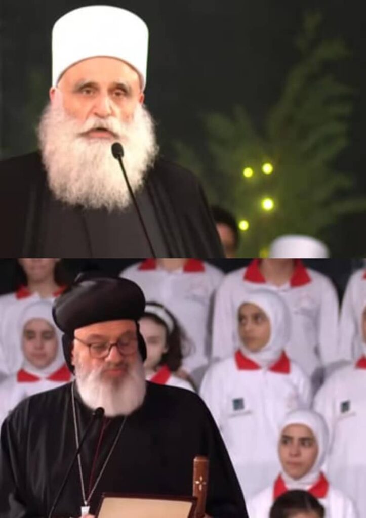 بطريرك السريان الأرثوذكس مار اغناطيوس افرام من اللقاء مع البابا لاوون في ساحة الشهداء*