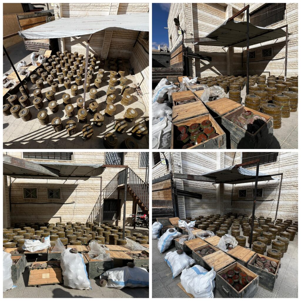 إحباط تهريب 1250 لغماً حربياً إلى لبنان وتوقيف أربعة متورطين 3 إحباط تهريب 1250 لغماً حربياً إلى لبنان وتوقيف أربعة متورطين
