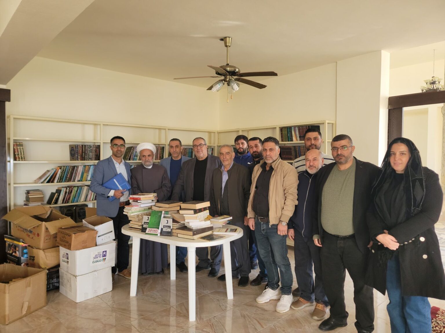 استكمال مبادرة تجهيز المكتبة العامة في السكسكية