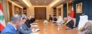 الحجار يبحث في البحرين تعزيز التعاون والتنسيق الأمني بين البلدين