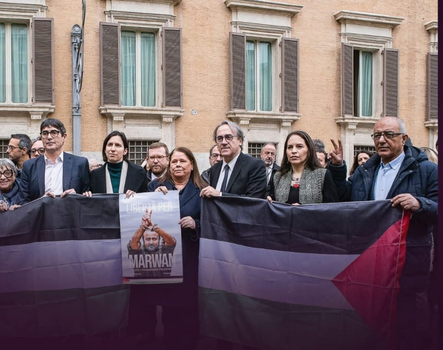 تحرّك إيطالي عابر للأحزاب للمطالبة بالإفراج عن الأسرى الفلسطينيين ومروان البرغوثي
