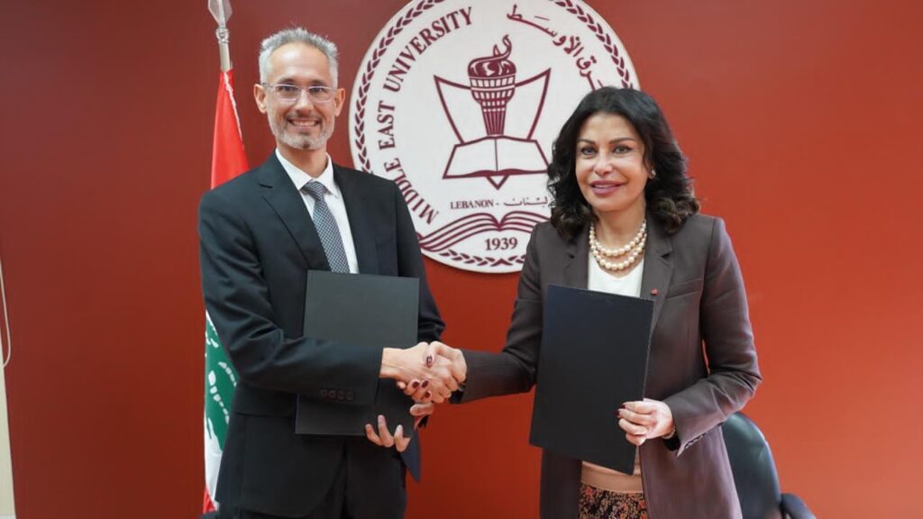 مذكرة تفاهم بين جامعة الشرق الأوسط وجمعية بيروت ماراثون في المجال الرياضي