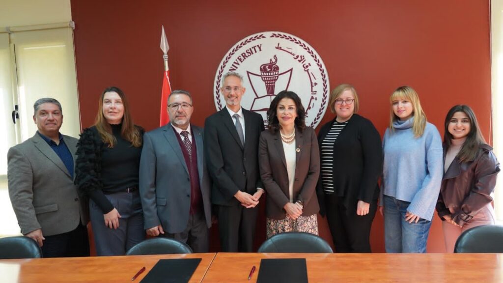 مذكرة تفاهم بين جامعة الشرق الأوسط وجمعية بيروت ماراثون في المجال الرياضي