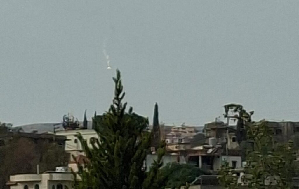 الجيش الاسرائيلي يطلق قنبلة مضيئة من موقع بياض بليدا بإتجاه أطراف بلدة مارون الراس