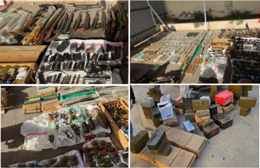 الجيش اللبناني يداهم مواقع في البقاع ويُحبط شبكة لتهريب السلاح الجيش اللبناني يداهم مواقع في البقاع ويُحبط شبكة لتهريب السلاح