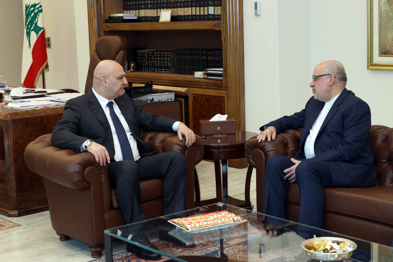 الرئيس عون يستقبل السفير الإيراني