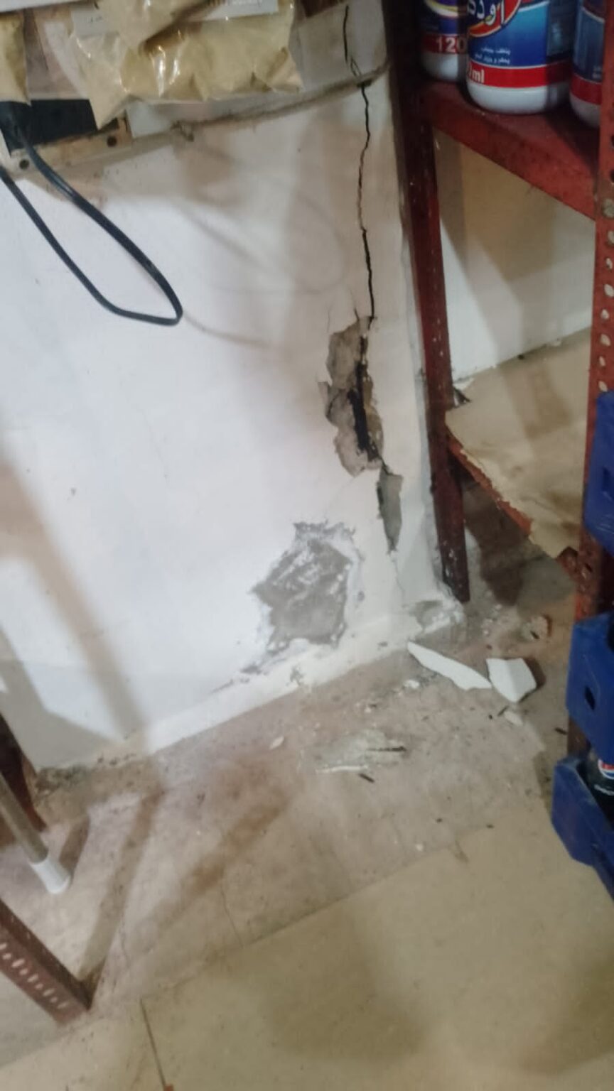 اخلاء مبنى في بالقبة