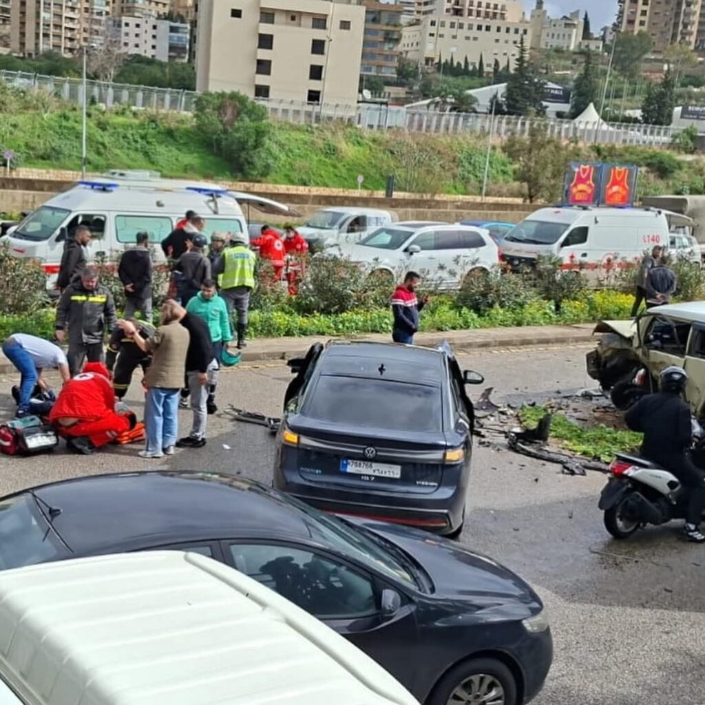 حادث سير في سن الفيل