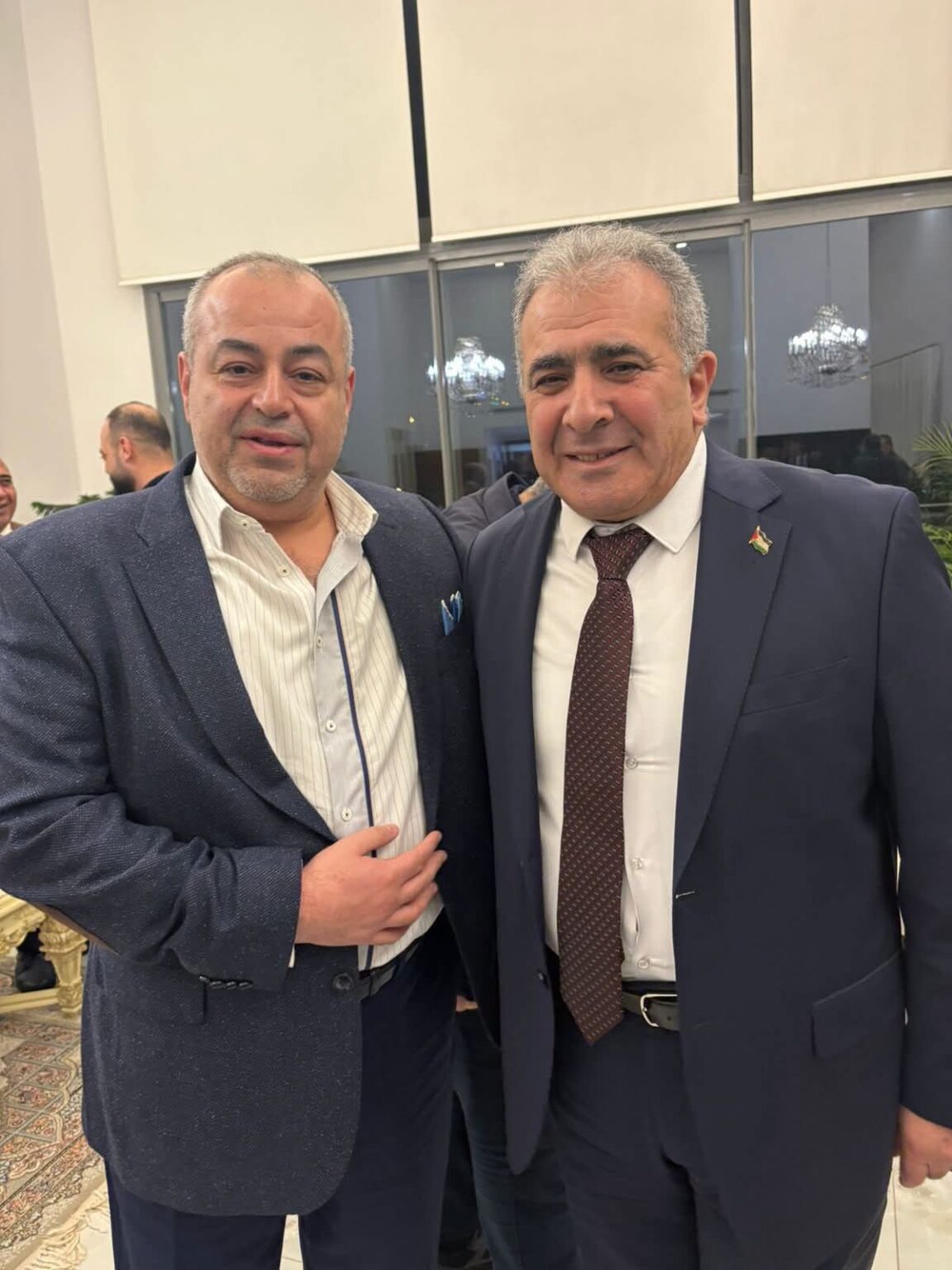 السفيرمحمد الأسعد يستقبل رئيس مجموعة معطي غروب بحضور ياسر عباس